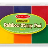 Tampons encre lavables 6 couleurs