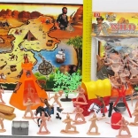 Amérindiens avec accessoires – figurines de jeu et set d’accessoires