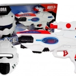 Pistolet laser spatial avec masque pour enfants
