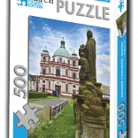 Puzzle Jablonné v Podještědí – basilique, édition touristique, 500 pièces