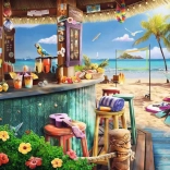 Puzzle bar de plage 1500 pièces RAVENSBURGER