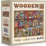WOODEN CITY Puzzle en bois Bibliothèque du musée 1010 pièces