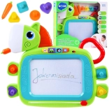 Tablette magique colorée en forme de cheval avec tampons