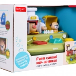 Ferme interactive à animaux surgissants pour tout-petits