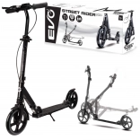 EVO Street Rider 200 trottinette urbaine pliable, noire, avec frein au pied et frein à main