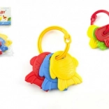 Hochets clés pour bébé – ensemble coloré de porte-clés