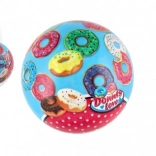 Balle de jeu avec motifs donuts et cupcakes 14 cm