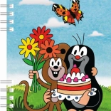 Carnet A6 avec reliure à anneaux - Krtek