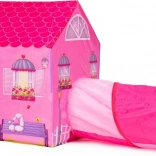 ECOTOYS Tente pour enfants avec tunnel Petite Maison