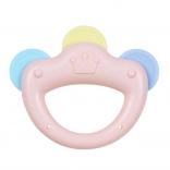 Anneau de dentition avec hochet en forme de couronne BABY MIX