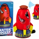 Fusée aquatique avec arroseur – requin rouge