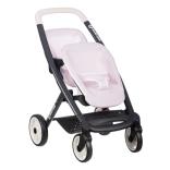 Poussette sportive pour poupées jumeaux Maxi Cosi rose clair