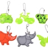 Porte-clés réfléchissant – assortiment de couleurs