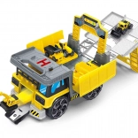 Station de construction – set de jeu avec pelleteuse et benne basculante