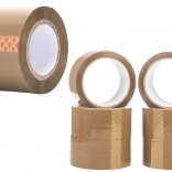 Ruban d’emballage brun 48 mm × 50 m, caoutchouc synthétique