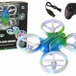 Drone coloré télécommandé avec lumières