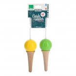 Corde à sauter enfant glace jaune‑vert – VILAC