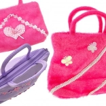 Sac à main cosmétique pour filles avec fermeture éclair