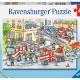 RAVENSBURGER Puzzle Héros en action 2x24 pièces