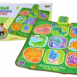 Tapis de danse interactif dinosaures – 5 modes de jeu