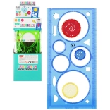 Gabarit graphique spirographe avec roues circulaires