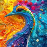 Enjoy puzzle Plumes de marbre 1000 pièces