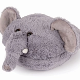 Pantoufle peluche chauffante Cozy Noxxiez Éléphant