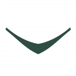 Foulard vert pour peluches (foncé)