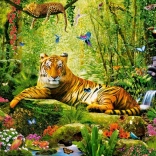 Puzzle Majesté du tigre 260 pièces CASTORLAND