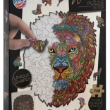 Puzzle Contour MOXY Lion 140 Pièces