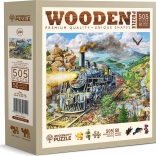 WOODEN CITY Puzzle en bois Chemin de fer 505 pièces