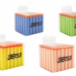 Fléchettes de rechange en mousse avec ventouse, 36 pcs dans une boîte portable