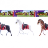 Cheval en plastique avec surface effet suède 16 cm