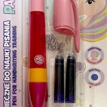 Astra stylo-plume licorne, encre bleue, 2 cartouches