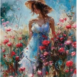 Puzzle Coquelicots 1000 pièces