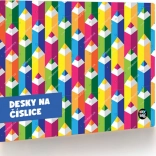 Dossiers pour chiffres pour les élèves de première année Crayons de couleur