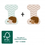 Small foot lettre en bois I