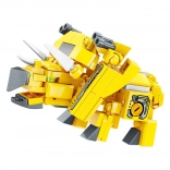 Qman dinosaure cornu – kit de construction transformable