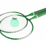 Set de badminton pour enfants – 2 raquettes et 1 volant, métal/plastique, dans un sac en filet