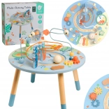 Table d’activités en bois Vie marine - Musicale et éducative