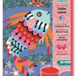 Images de sable et paillettes : Poissons arc-en-ciel