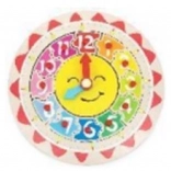 Puzzle-horloge en bois BABU