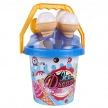 Set de sable glace – seau bleu