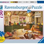 Puzzle Ravensburger Dans la Cuisine Silencieuse 750 Pièces