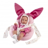 Llorens New Born Fille - Poupée Bébé Réaliste avec Corps Tout Vinyle 35 cm