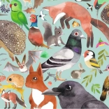 Puzzle 500 pièces Habitants des jardins