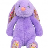 Lapin en peluche Michaś violet 25 cm