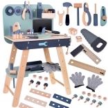 Set d’atelier en bois pour petits bricoleurs
