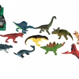 Mini dinosaures en plastique 7–9 cm, assortiment de types en sachet