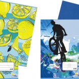 Cahier scolaire A4 lisse 40 feuilles (assortiment)